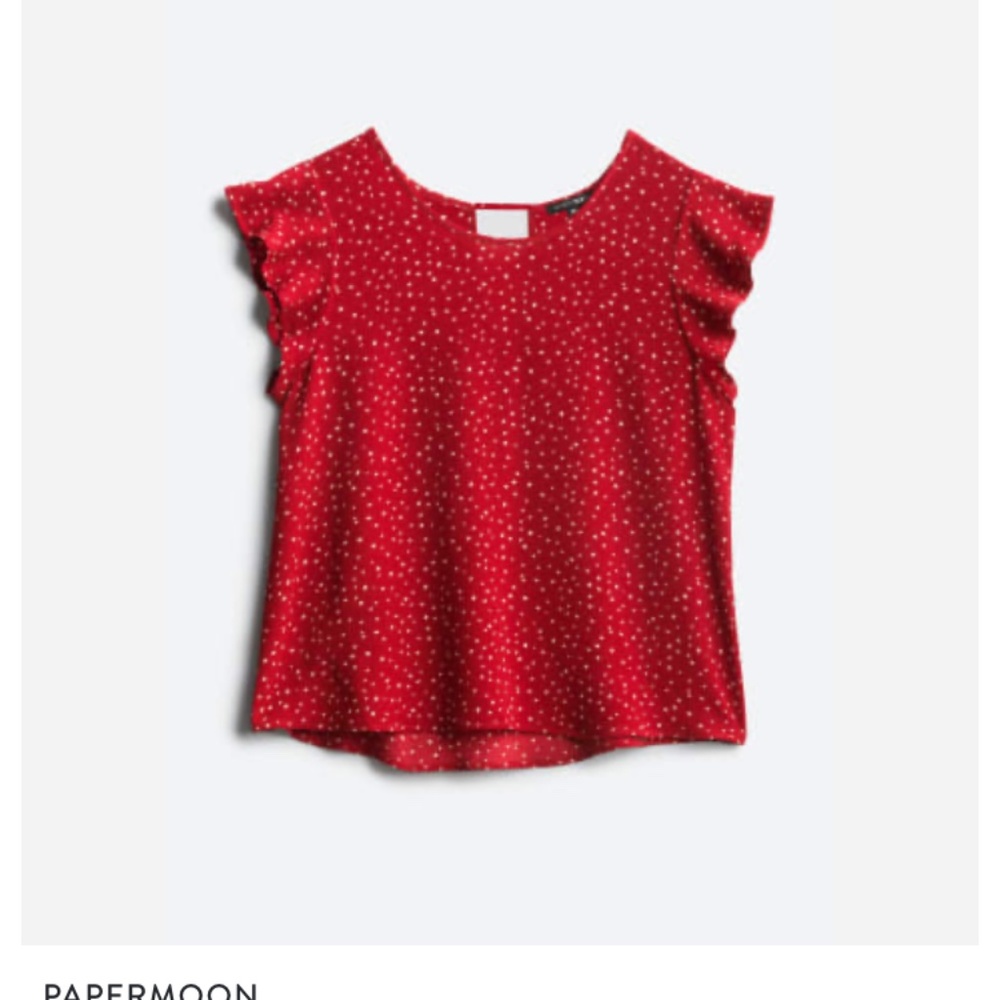 Paper moon Kiera Key Hole Back Blouse